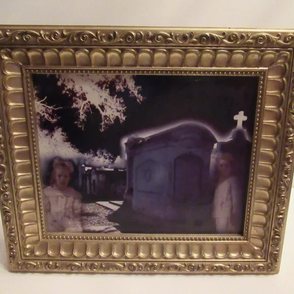 Giclee Print in Ornate Gold Frame, 13 x 11
